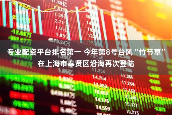 专业配资平台排名第一 今年第8号台风“竹节草”在上海市奉贤区沿海再次登陆
